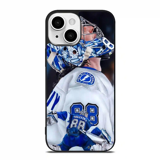 Andrei Vasilevskiy Tampa Bay Hockey Ice iPhone 13 Case