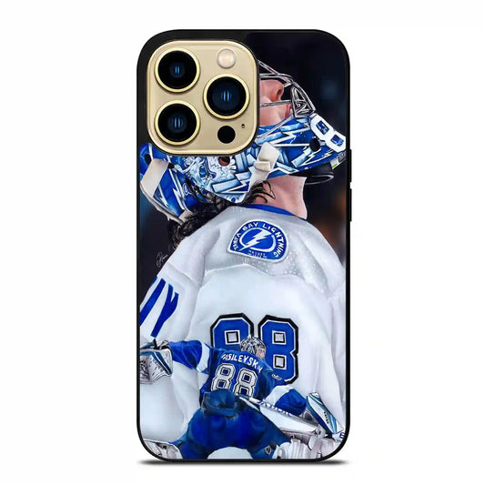 Andrei Vasilevskiy Tampa Bay Hockey Ice iPhone 14 Pro Max Case