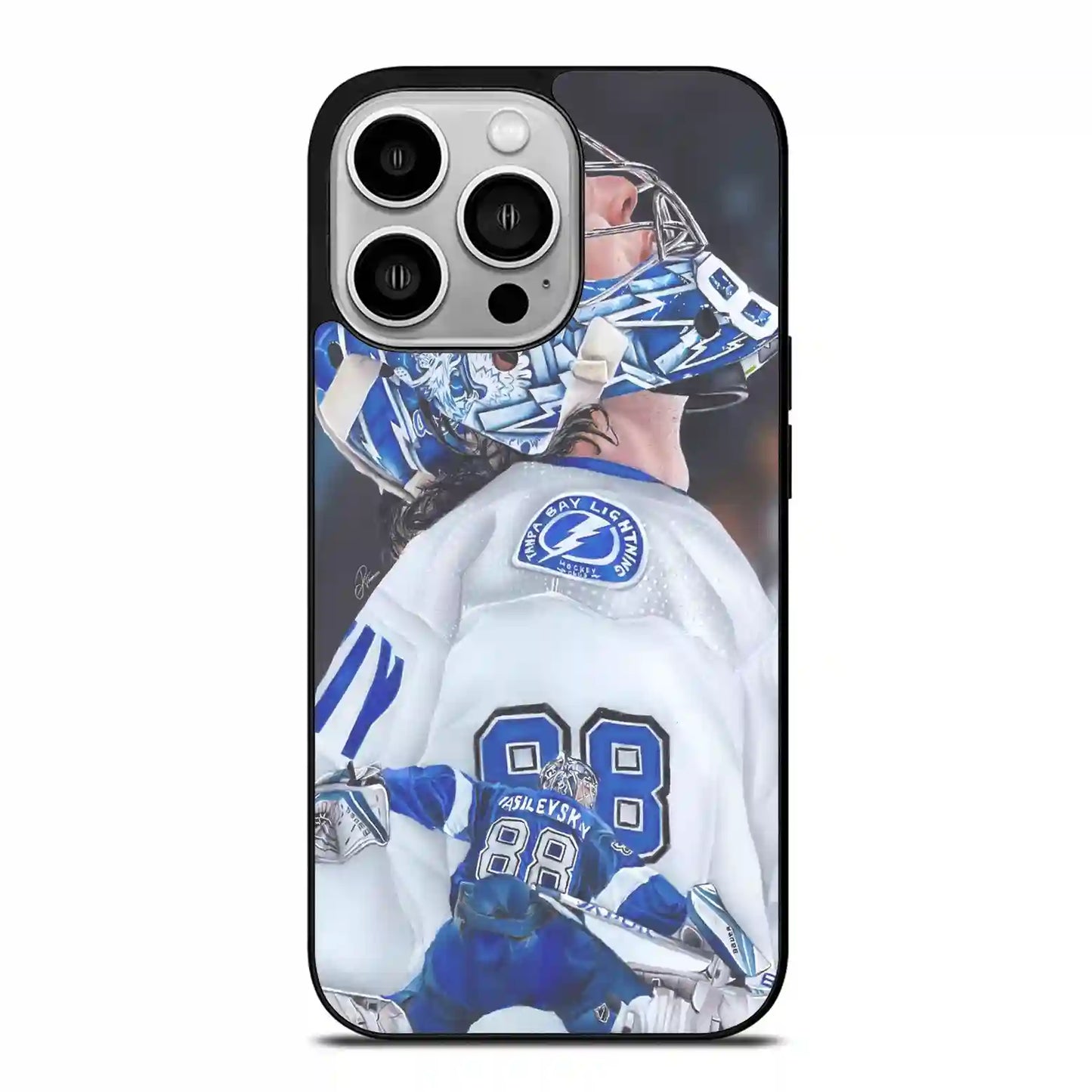 Andrei Vasilevskiy Tampa Bay Hockey Ice iPhone 14 Pro Case