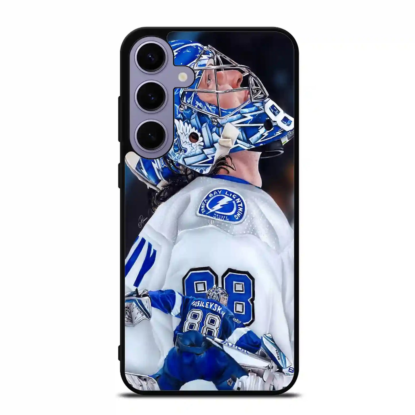 Andrei Vasilevskiy Tampa Bay Hockey Ice Samsung Galaxy S24 Plus Case