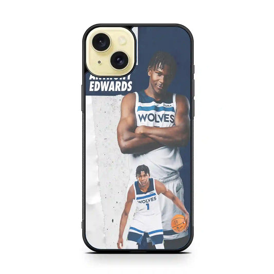 Anthony Edwards Nba iPhone 15 Plus Case