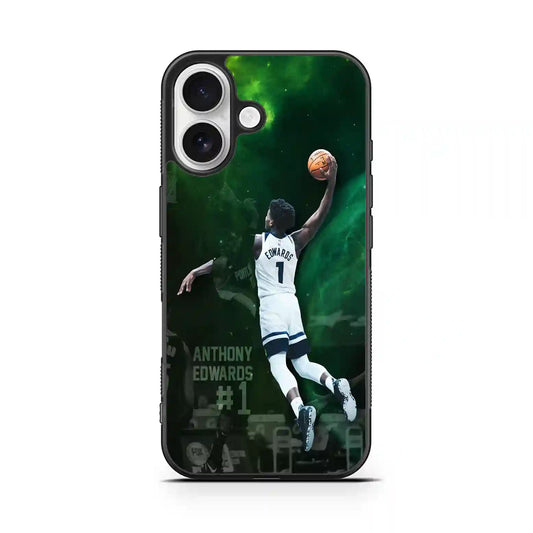 Anthony Edwards Space iPhone 16 Case