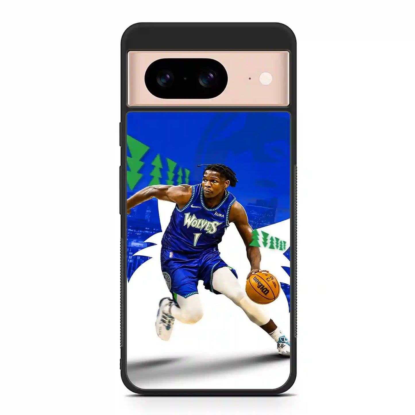 Anthony Edwards Timberwolves Google Pixel 8 Case