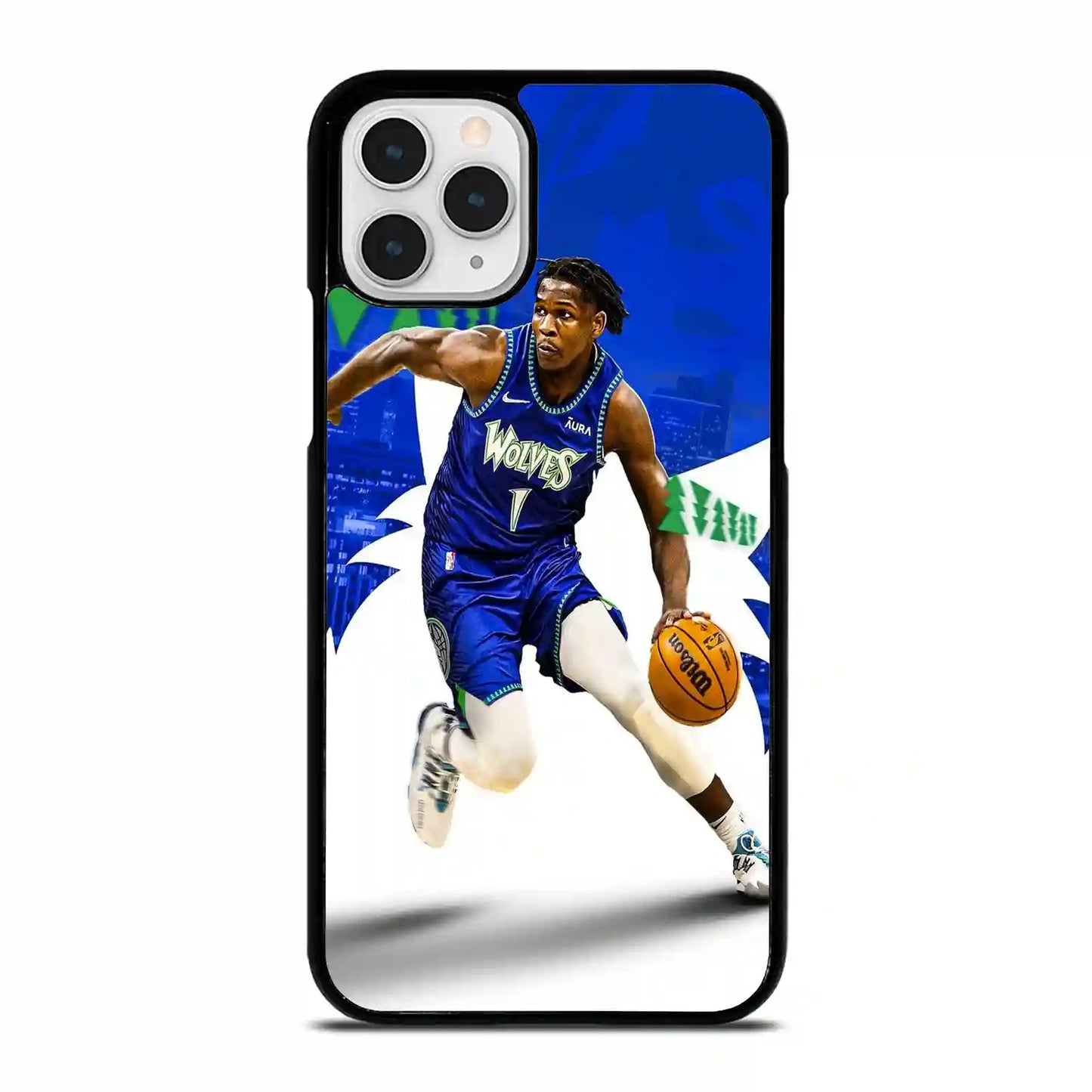 Anthony Edwards Timberwolves iPhone 11 Pro Max Case