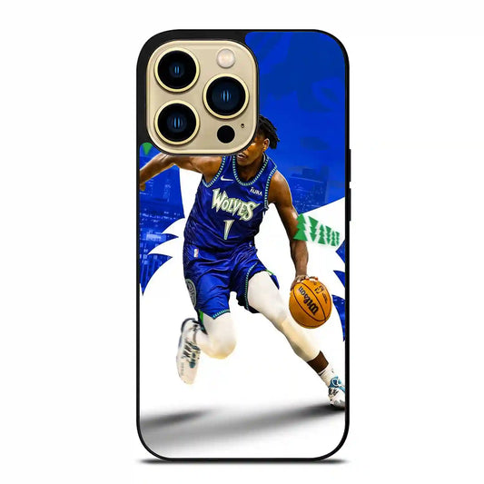 Anthony Edwards Timberwolves iPhone 14 Pro Max Case