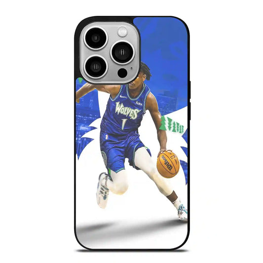 Anthony Edwards Timberwolves iPhone 14 Pro Case