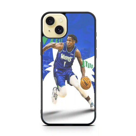 Anthony Edwards Timberwolves iPhone 15 Plus Case