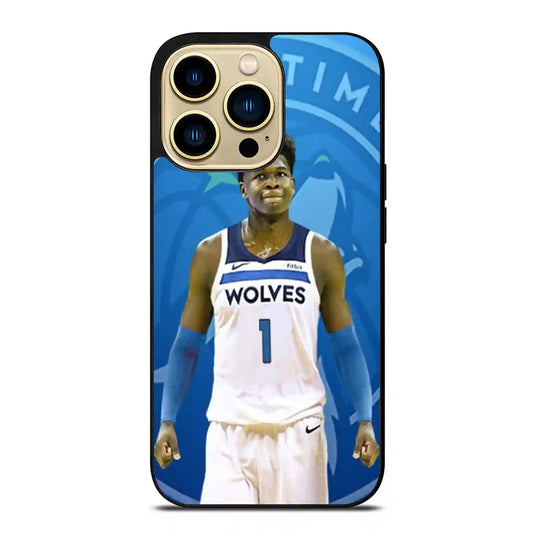 Anthony Edwards Wolves iPhone 14 Pro Max Case