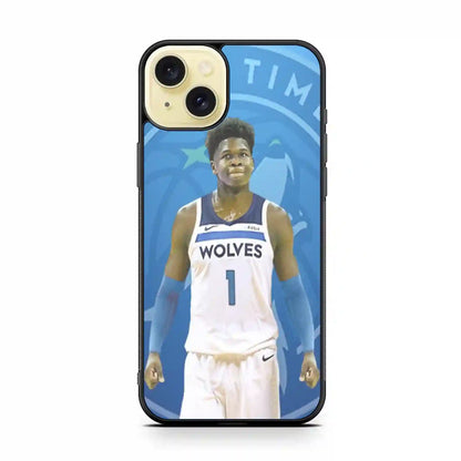 Anthony Edwards Wolves iPhone 15 Plus Case