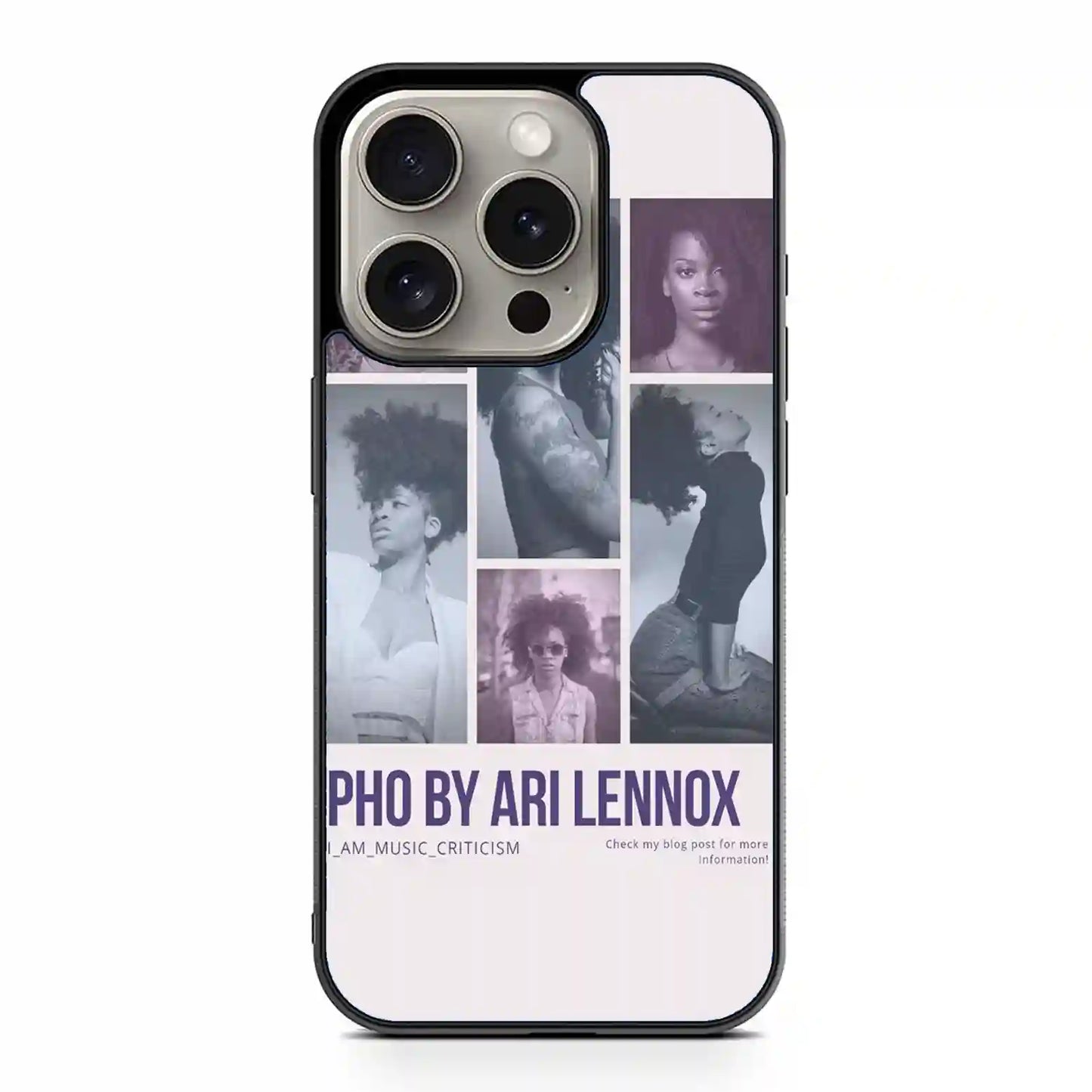 Ari Lenox Personalized iPhone 15 Pro Max Case