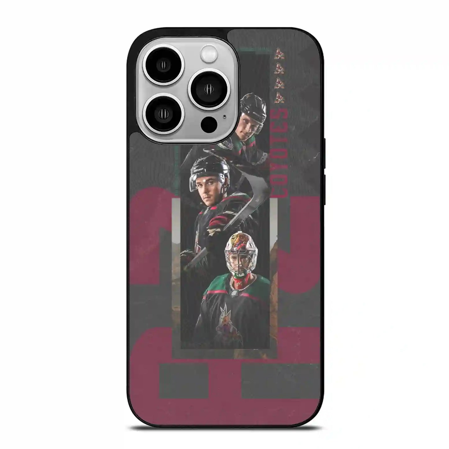 Arizona Coyotes Colorful iPhone 14 Pro Case