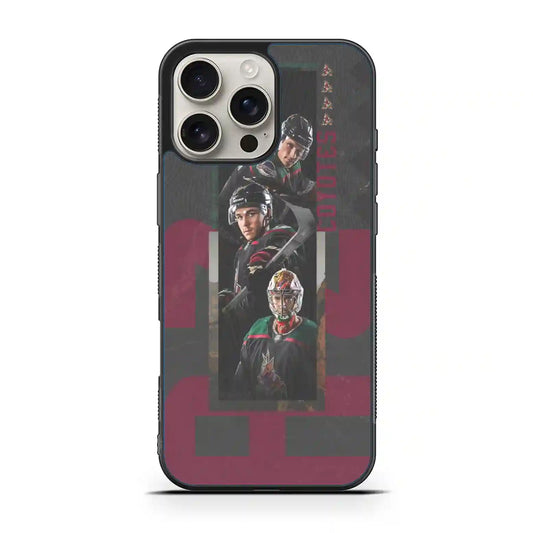 Arizona Coyotes Colorful iPhone 16 Pro Case