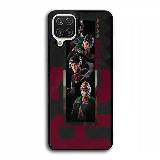 Arizona Coyotes Colorful Samsung Galaxy A12 Case