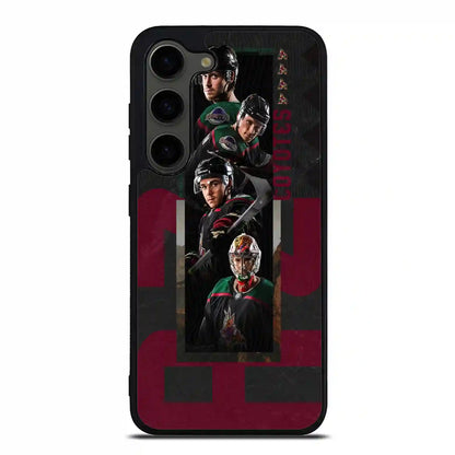 Arizona Coyotes Colorful Samsung Galaxy S23 FE Case