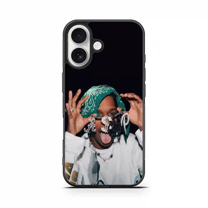 Asap Rocky Print iPhone 16 Case