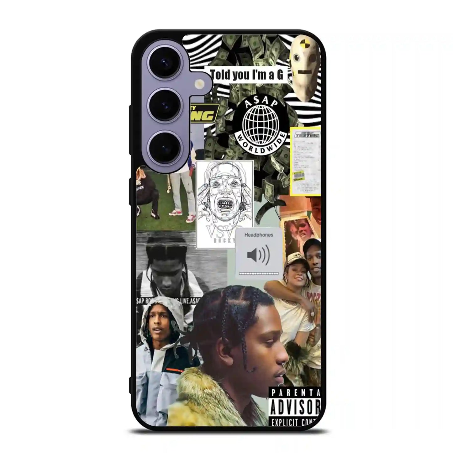 Asap Rocky Retro Samsung Galaxy S24 Plus Case