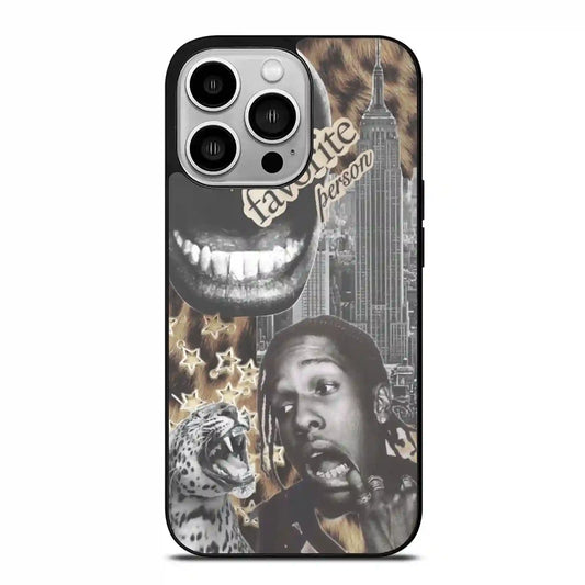 Asap Rocky Retro Vintage iPhone 14 Pro Case