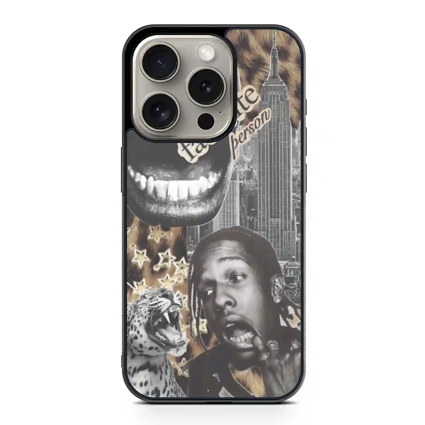 Asap Rocky Retro Vintage iPhone 15 Pro Max Case