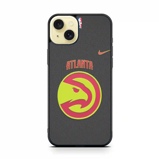 Atlanta Hawks Colorful iPhone 15 Plus Case