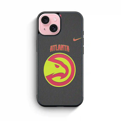 Atlanta Hawks Colorful iPhone 15 Case