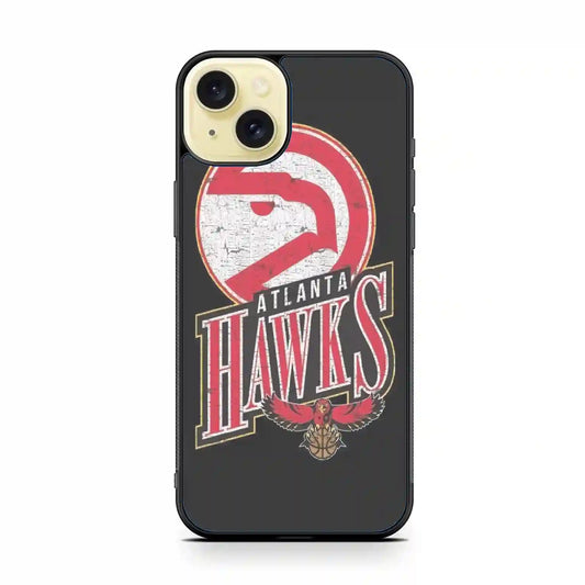 Atlanta Hawks Retro iPhone 15 Plus Case