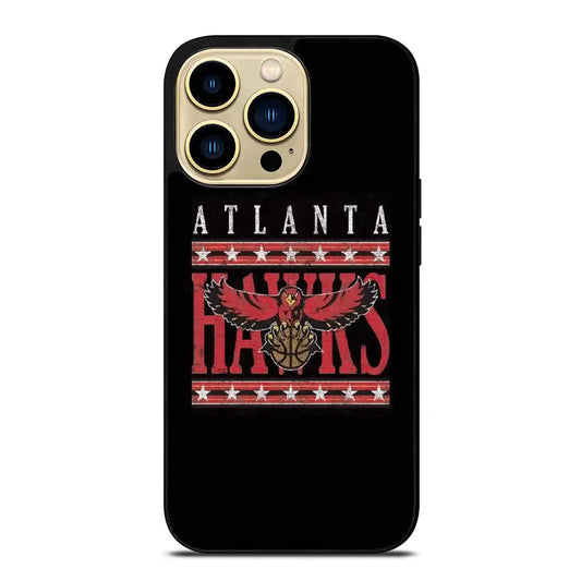 Atlanta Hawks Vintage iPhone 14 Pro Max Case