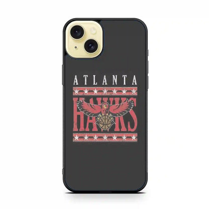 Atlanta Hawks Vintage iPhone 15 Plus Case