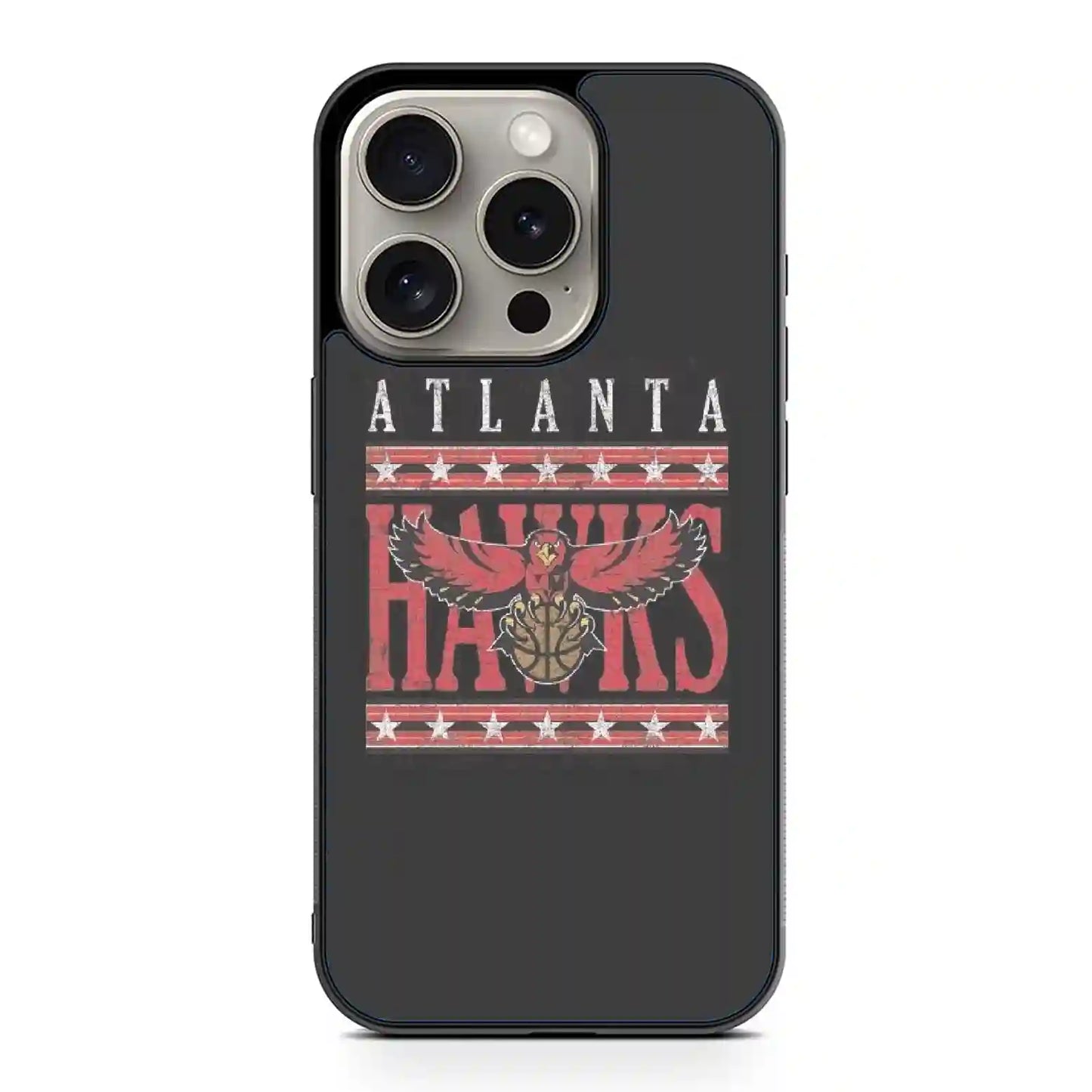 Atlanta Hawks Vintage iPhone 15 Pro Max Case