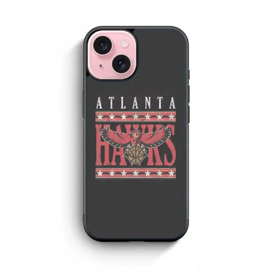 Atlanta Hawks Vintage iPhone 15 Case