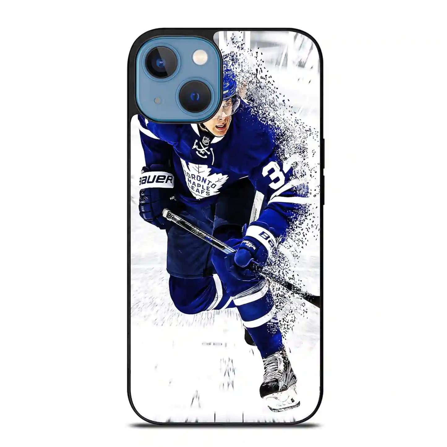 Auston Matthews Blur iPhone 14 Case