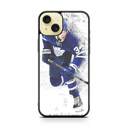 Auston Matthews Blur iPhone 15 Plus Case