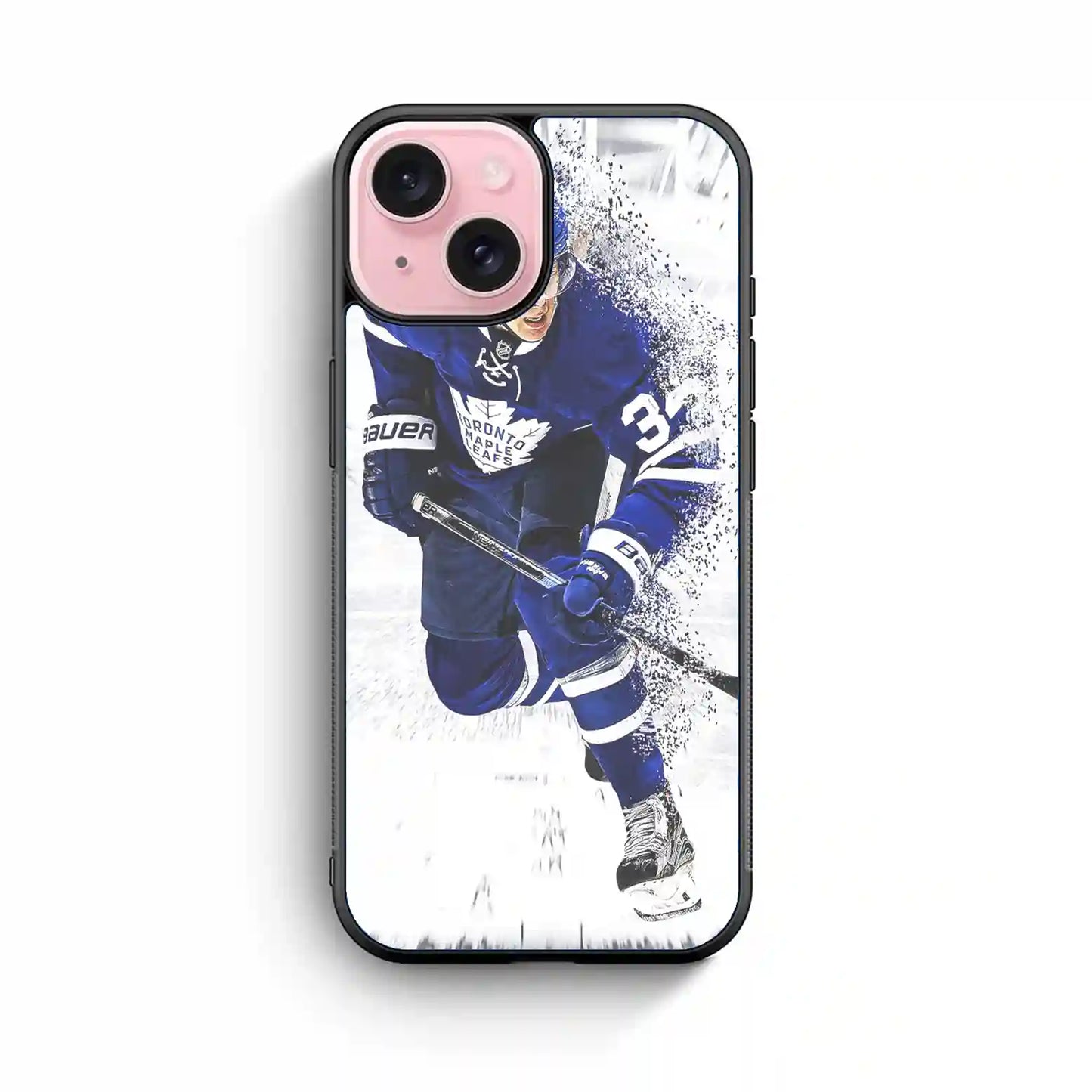 Auston Matthews Blur iPhone 15 Case