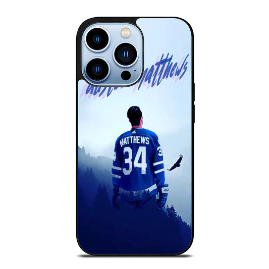 Auston Matthews Hockey iPhone 13 Pro Max Case