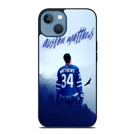 Auston Matthews Hockey iPhone 14 Case