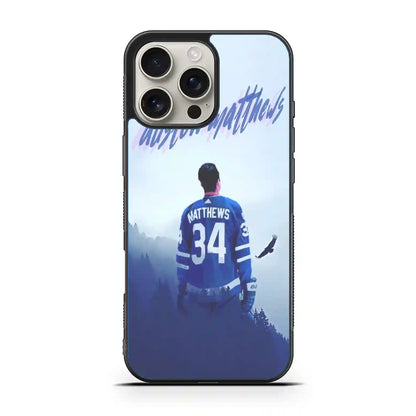 Auston Matthews Hockey iPhone 16 Pro Case