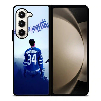 Auston Matthews Hockey Samsung Z6 Fold Case