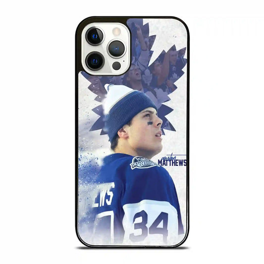 Auston Matthews Ice Hockey iPhone 12 Pro Case