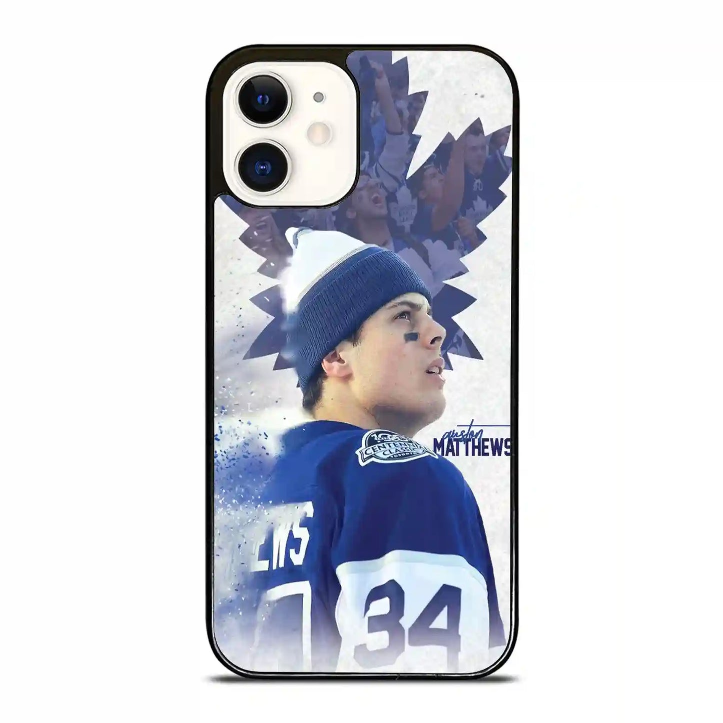 Auston Matthews Ice Hockey iPhone 12 Case