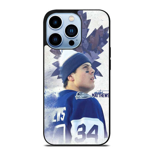 Auston Matthews Ice Hockey iPhone 13 Pro Max Case