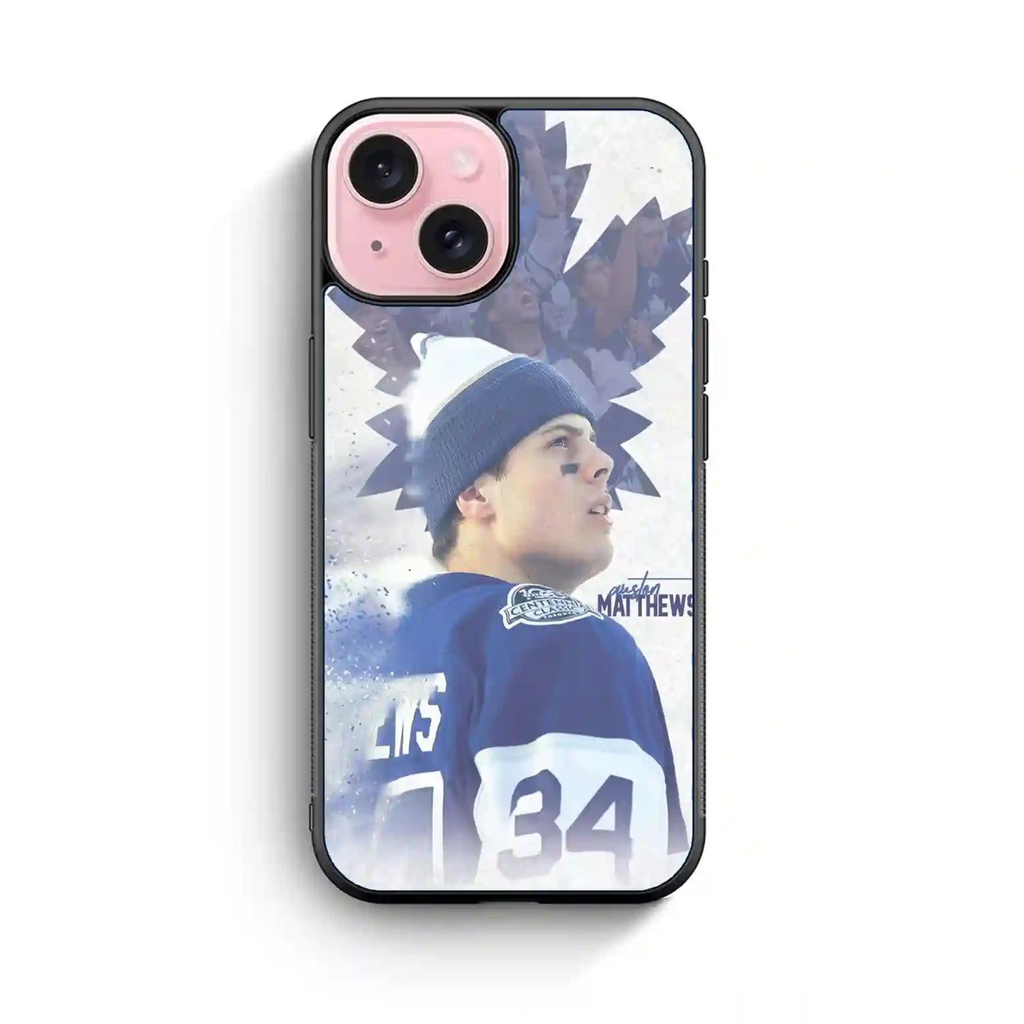 Auston Matthews Ice Hockey iPhone 15 Case