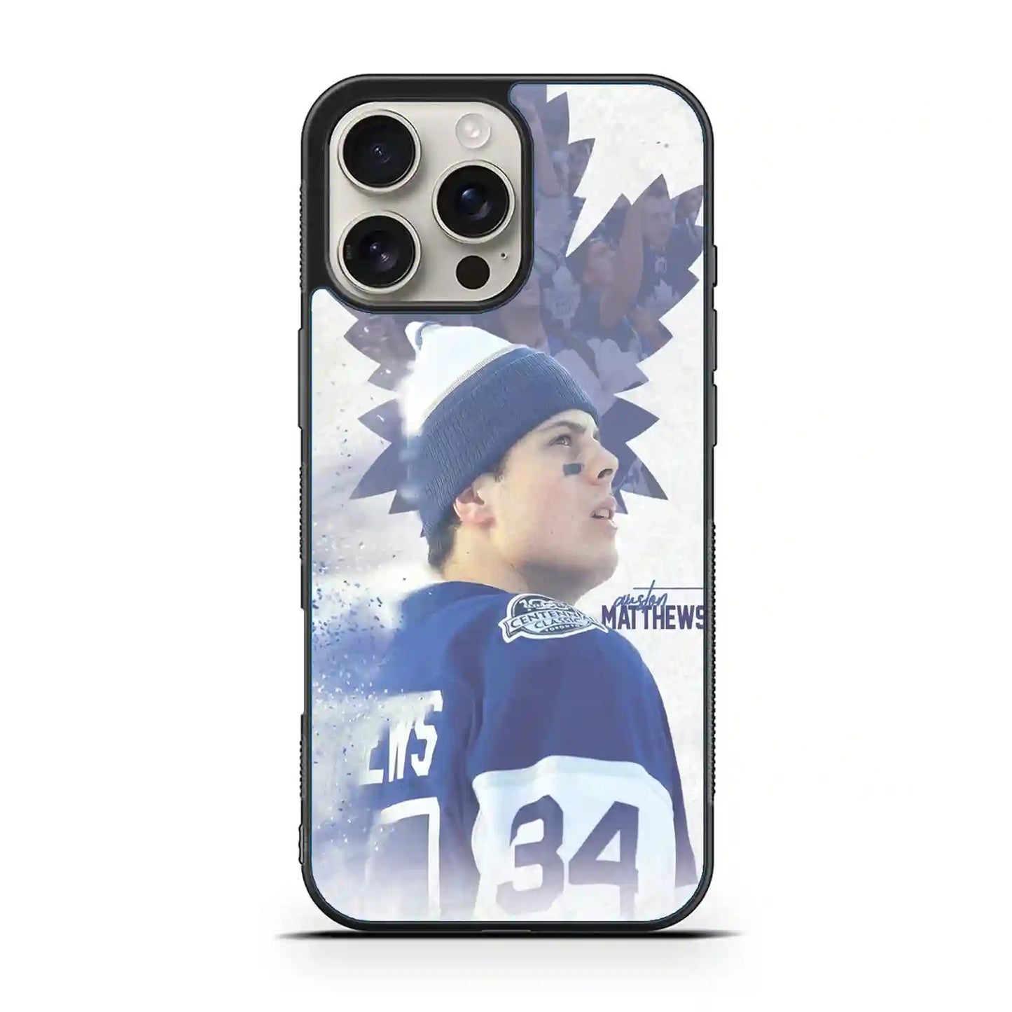 Auston Matthews Ice Hockey iPhone 16 Pro Case