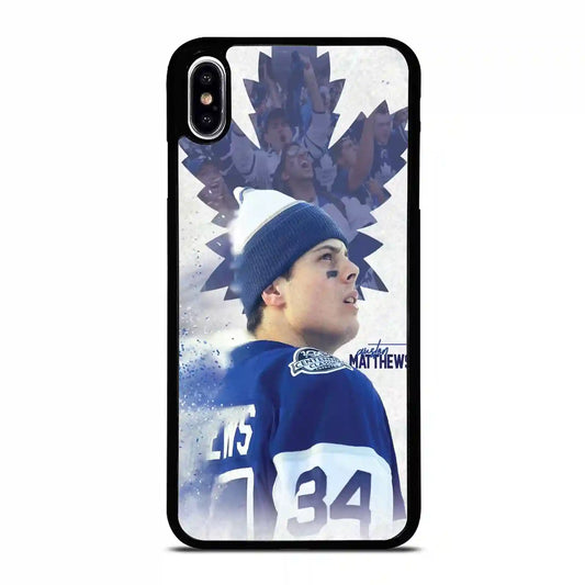 Auston Matthews Ice Hockey iPhone XS Max Case