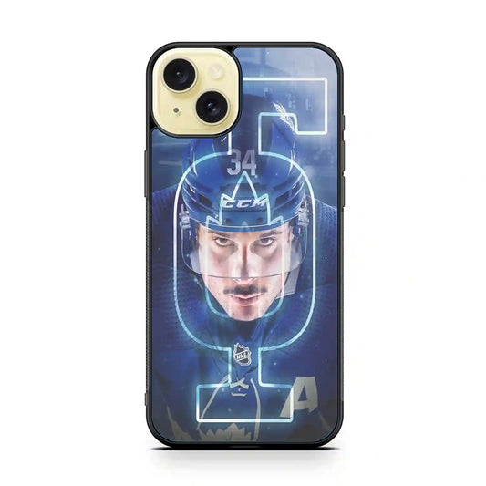 Auston Matthews Light iPhone 15 Plus Case