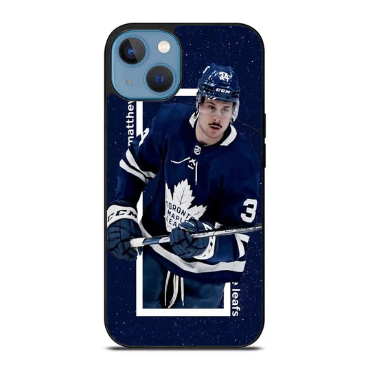 Auston Matthews Maple Leafs iPhone 14 Case