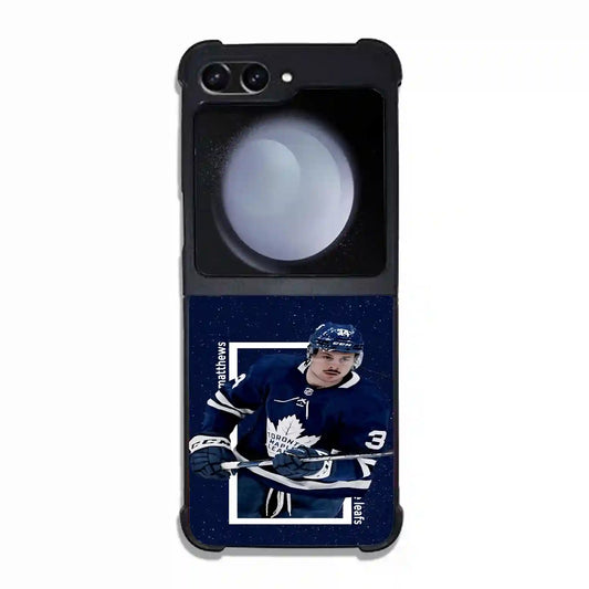 Auston Matthews Maple Leafs Samsung Z6 Flip Case