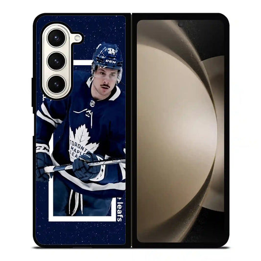 Auston Matthews Maple Leafs Samsung Z6 Fold Case