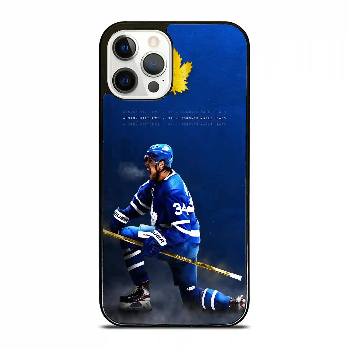 Auston Matthews Nhl Ice Hockey iPhone 12 Pro Case