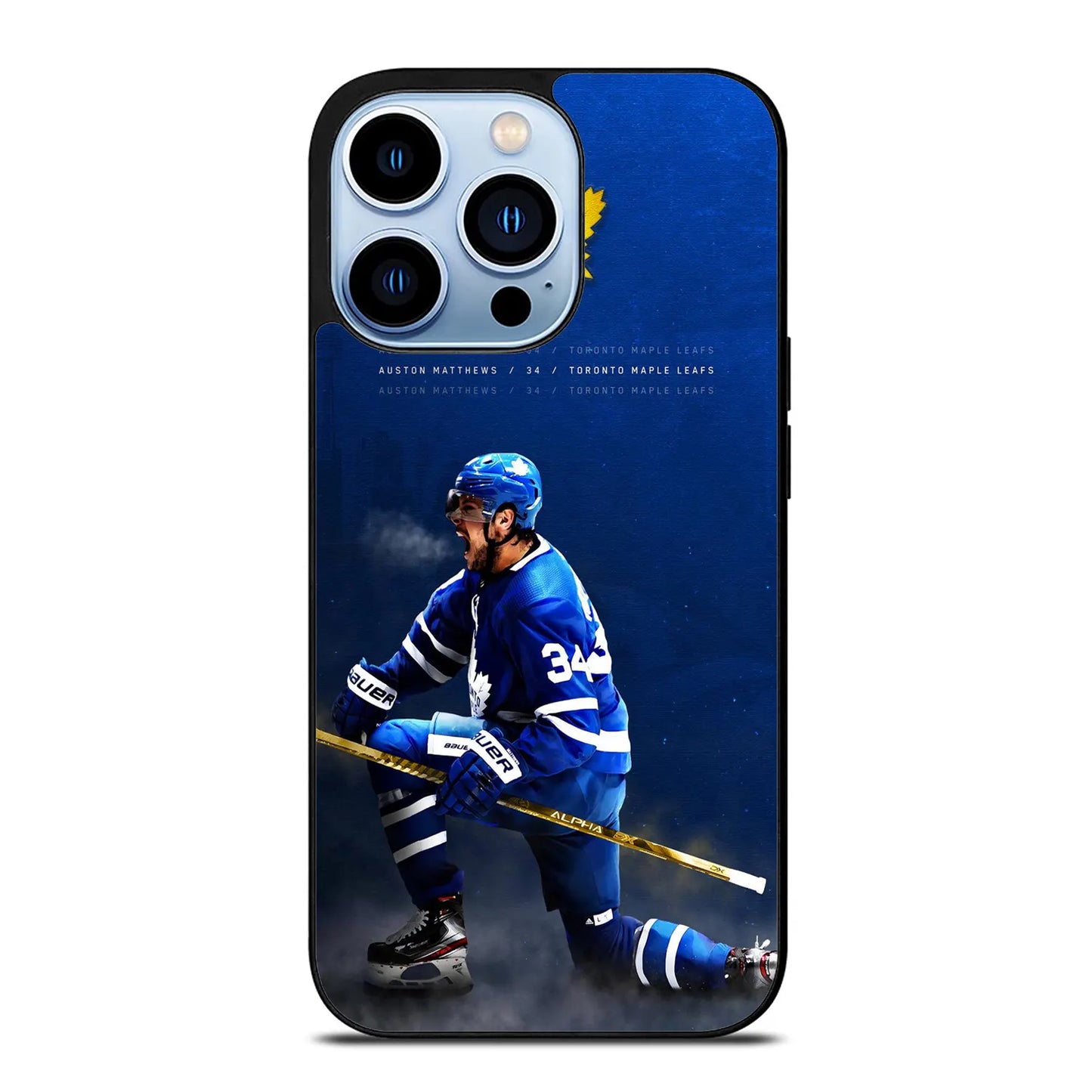 Auston Matthews Nhl Ice Hockey iPhone 13 Pro Max Case