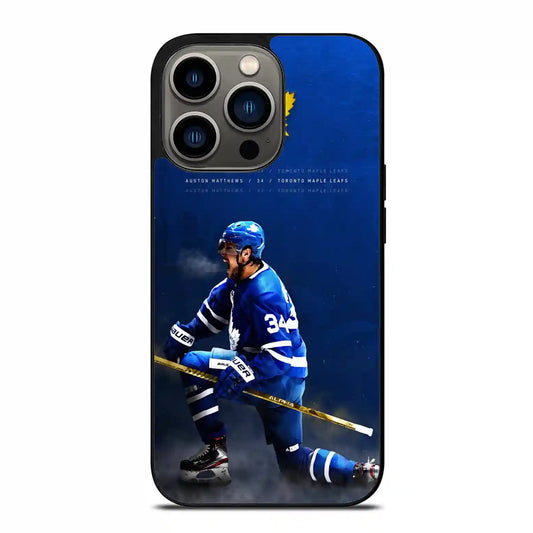 Auston Matthews Nhl Ice Hockey iPhone 13 Pro Case