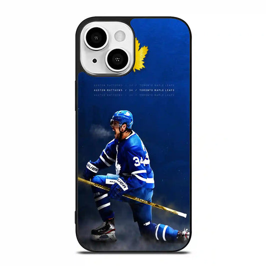 Auston Matthews Nhl Ice Hockey iPhone 13 Case